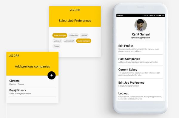 Yezdaa Android App design and development