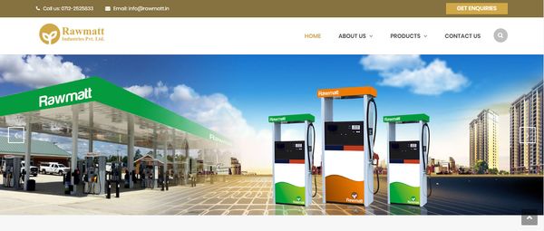 Website for Alternative Fuel Company