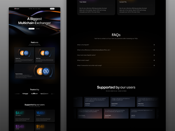RapidX UI/UX Design