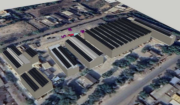 Detailed Engineering design for 800 kW Solar power plant at Hi-tech Casting industries, Shihor.