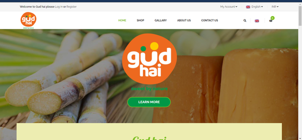 A E-commerce Website for our client Gudhai.com