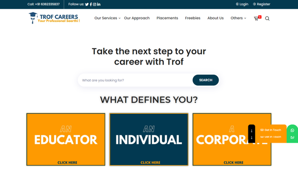 Trof Careers - An Ed-Tech StartUp
