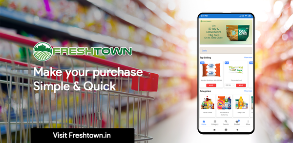 Online Store for Freshtown.in