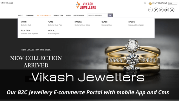 Vikash Jewellery B2C Portal