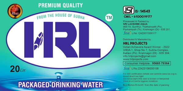 HRL  Packaged Drinking Water