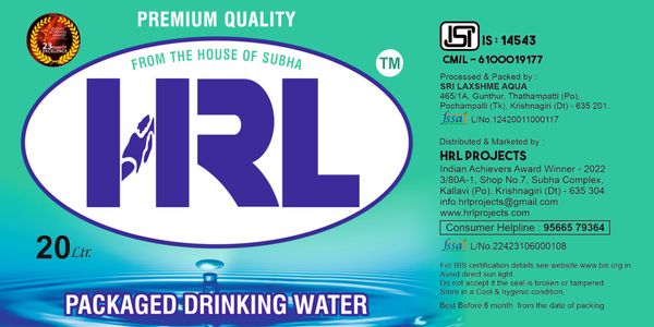 HRL Packaged Drinking Water HRL Packaged Drinking Water