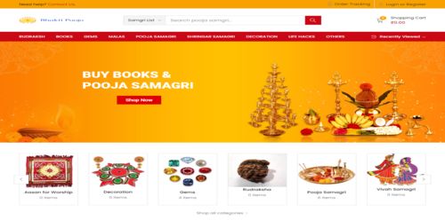 E-commerce Religious Store | BhaktiPooja