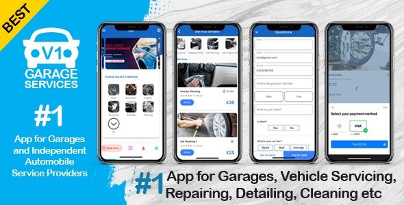 Best Business App For Car Bike Van Truck Motor Vehicle Automobile Scooter Servicing Repairing Cleaning Wash Garage App