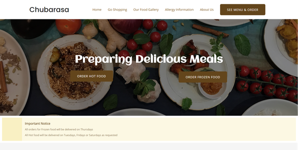 Restaurant Website Development