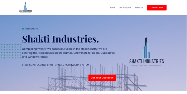 Website for Shakti Industries