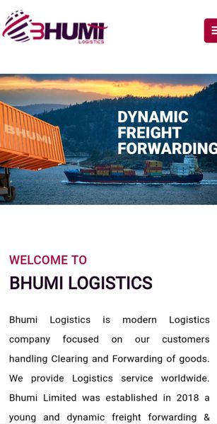 Logistics website