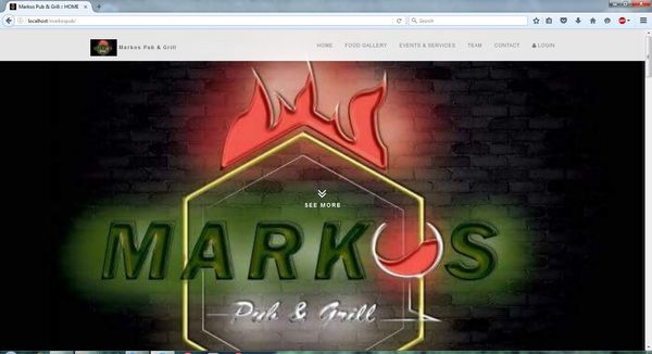 Markos Pub Website