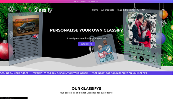 Glassify - Custom Product Builder