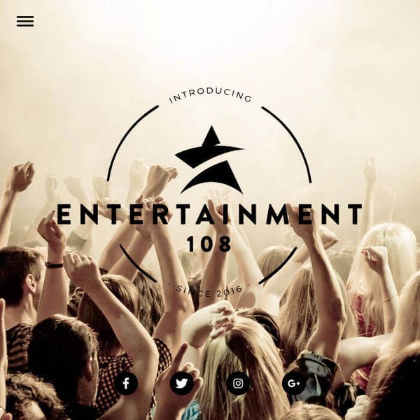 PSD Design & Wordpress Custom Theme - Entertainment 108