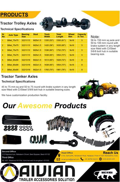 Trailer Axles