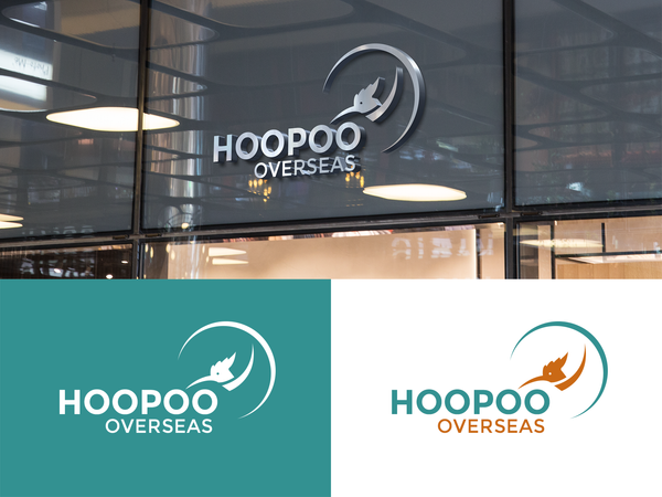 Hoopoo Overseas Logo Design