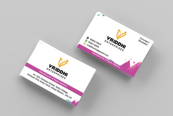Logo creation with business card
