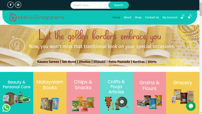 Mallu Shoppers Ecommerce Website