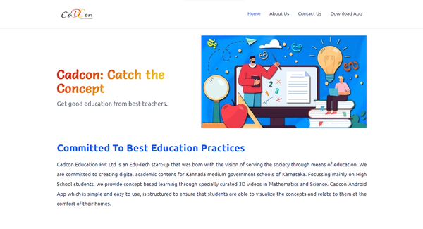 Education App Website