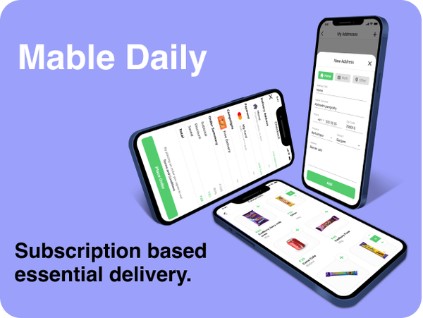 All in one subscription delivery app