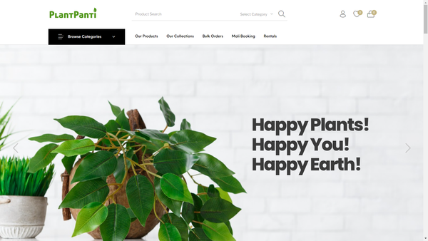 PlantPanti eCommerce Website