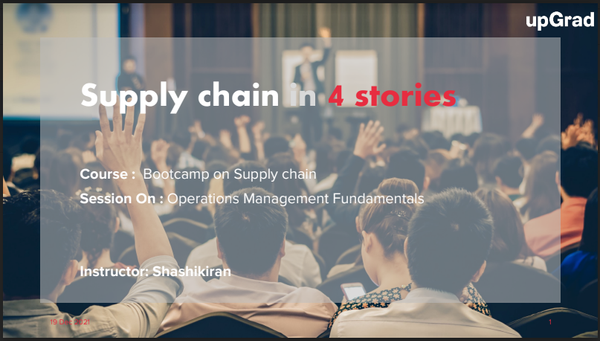 Supply chain in 4 stories