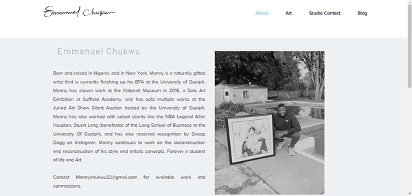 Chukwu Art Website