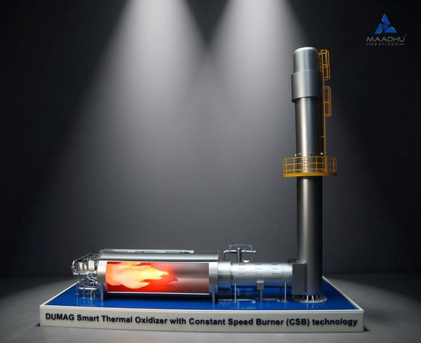 Thermal Oxidizer Burner Engineering Scale Model