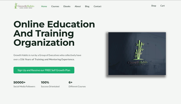 Website + Online Store for an Education Company + Digital Marketing Services