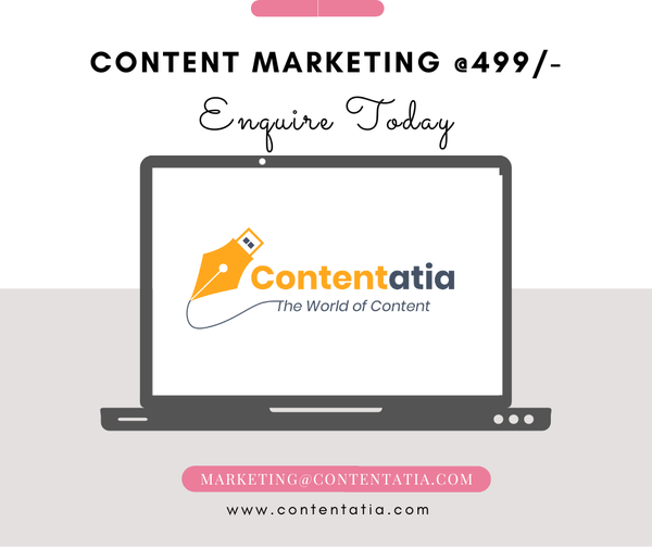 Content Marketing @499/-