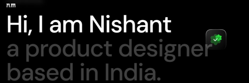 Nishant cover