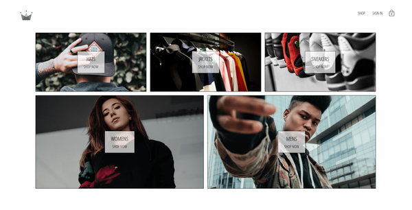 Clothing e-commerce website
