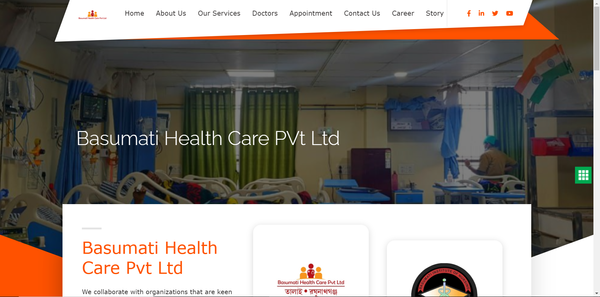 Basumati Health Care - Website Developer