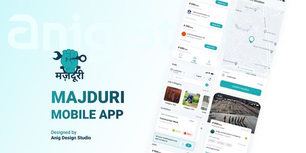 Majdoori App UI Design