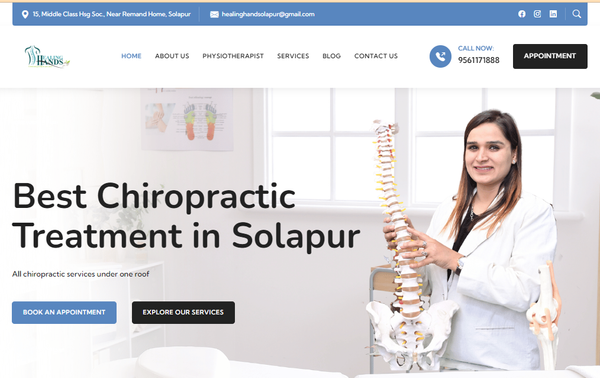Website Development of Physiotherapist