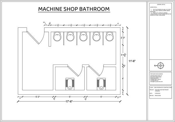MACHINE SHOP BATHROOM