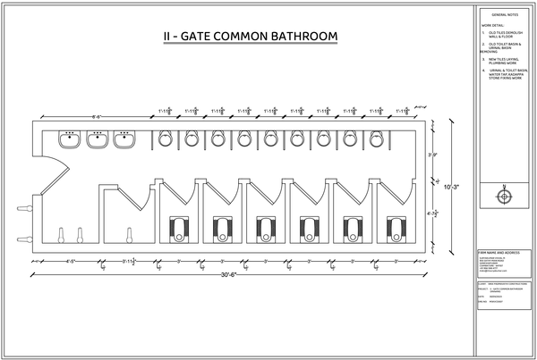 II - GATE COMMAON BATHROOM