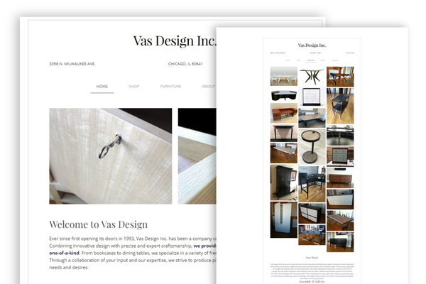 Crafting Vas Design's Digital Showcase: Our Expertise in Action