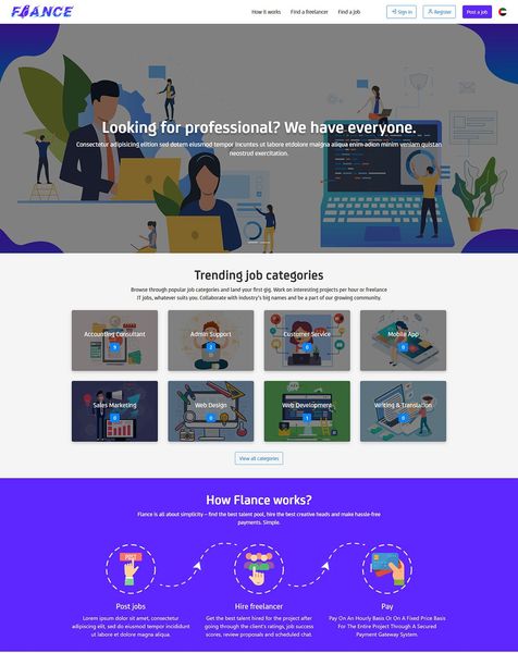 Flance - Freelance Clone Script