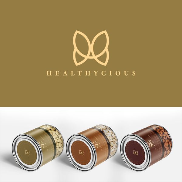 Logo Design and Product Packaging for Healthycious