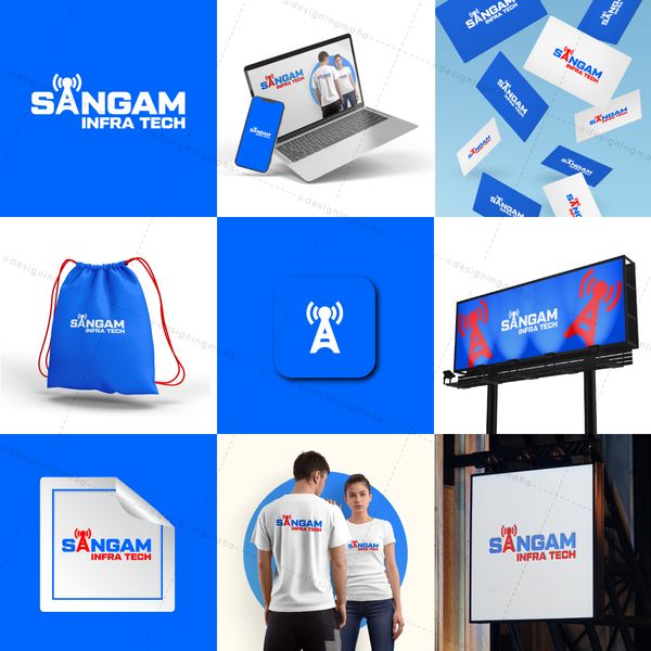 Logo & Brand Identiry Design for Sangam Infra Tech Pvt. Ltd.