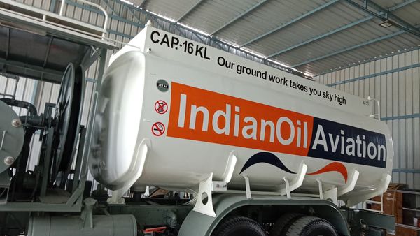 Stickering work for Indian oil Aviation