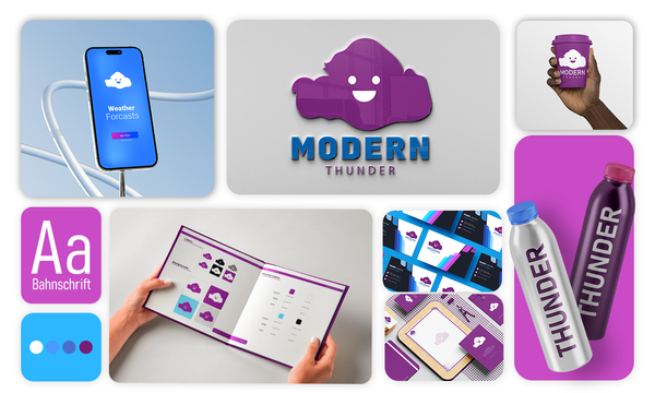 Mobile App Logo Design with Complete Branding
