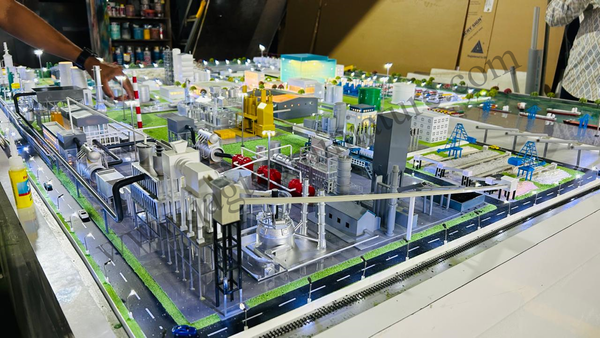 Industrial Layout Model (Copper Smelter Plant)