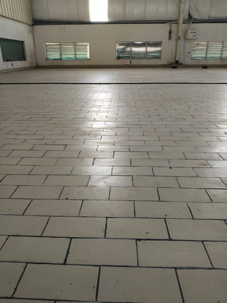 ACID RESISTANT TILE FLOORING TO ELECTROPLATING PLANT