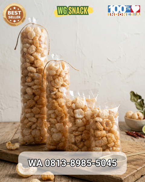 Jual Kerupuk Rambak Balado Soreang Jawa Barat WG Snack