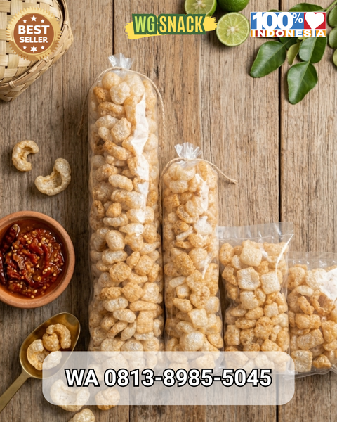 Distributor Kerupuk Rambak Balado Cipatat Jawa Barat WG Snack