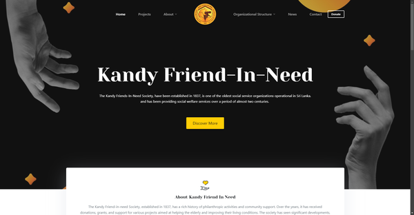 Kandy Friend in Need Website