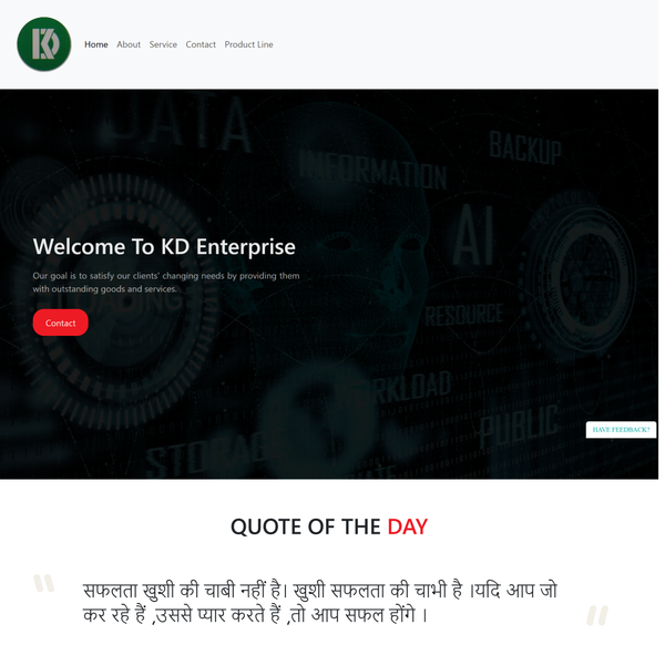 Kd Enterprises website