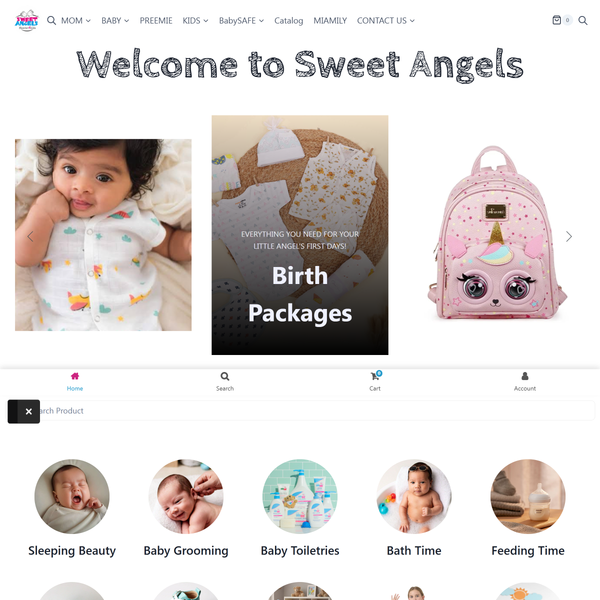 Sweet Angels Website